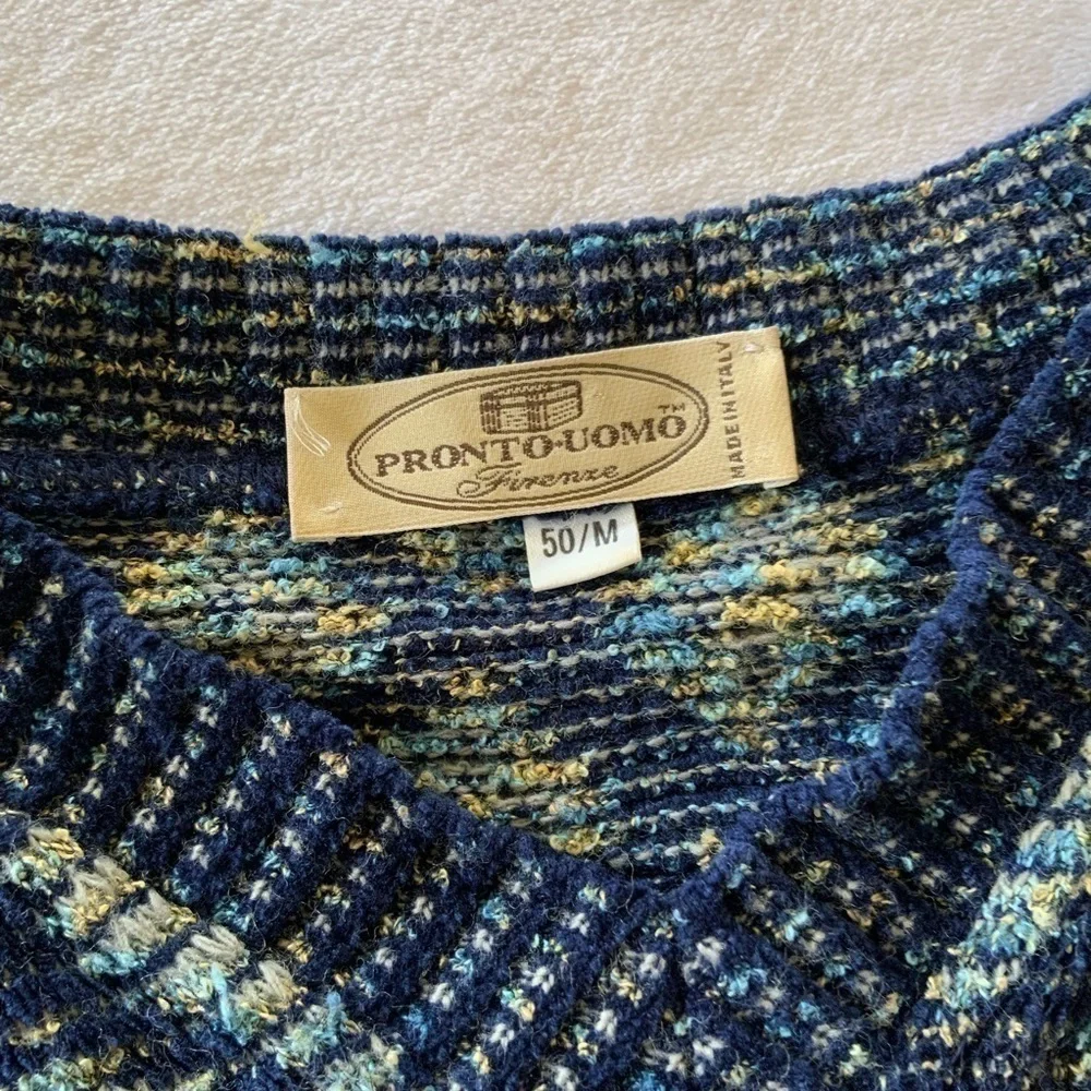 𝅺VINTAGE Pronto Uomo Wool Blend Sweater